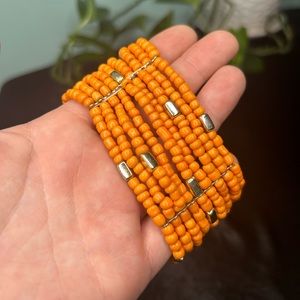 Orange Vintage Hand-Made Bracelet